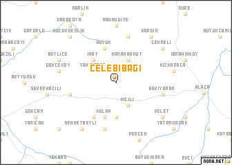 map of Çelebibağı