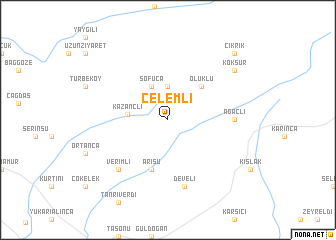 map of Çelemli