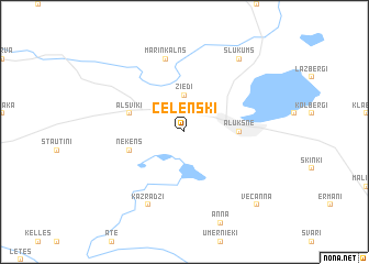 map of Celenski