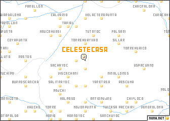 map of Celestecasa