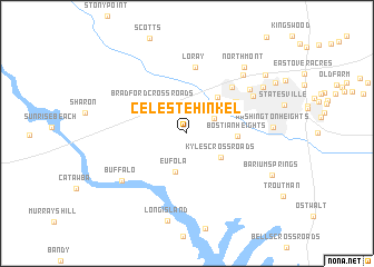 map of Celeste Hinkel
