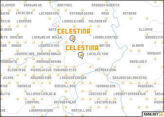 map of Celestina