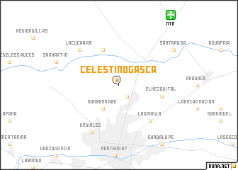 map of Celestino Gasca