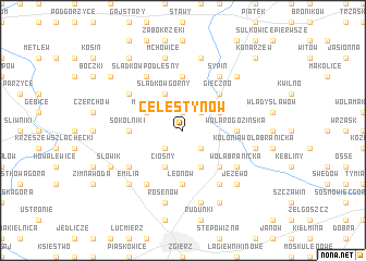 map of Celestynów