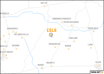 map of Cele