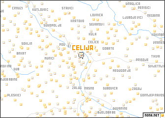 map of Čelija