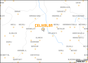 map of Çelikalan