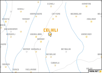 map of Çelikli