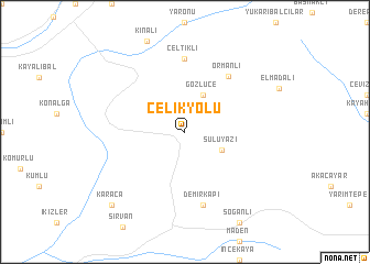 map of Çelikyolu