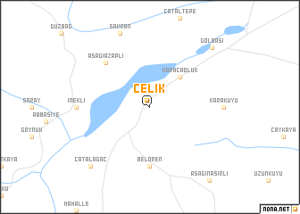 map of Çelik