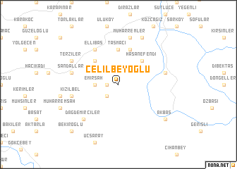 map of Celilbeyoğlu