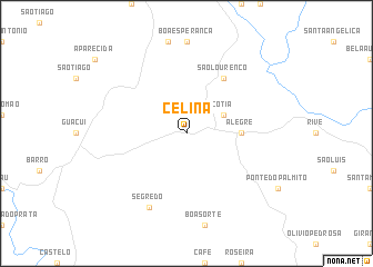 map of Celina