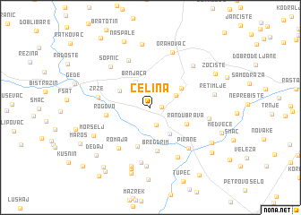 map of Celina