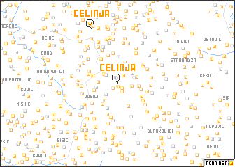map of Čelinja