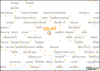 map of Celiny