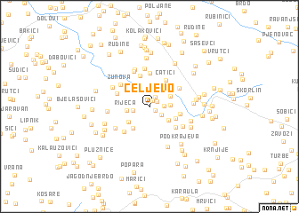 map of Čeljevo