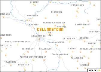 map of Cellarstown