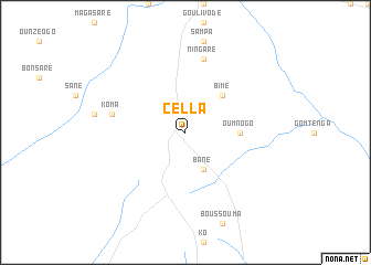 map of Cella