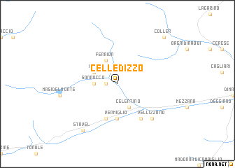 map of Celledizzo