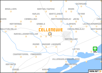 map of Celleneuve