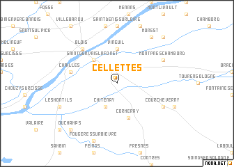 map of Cellettes