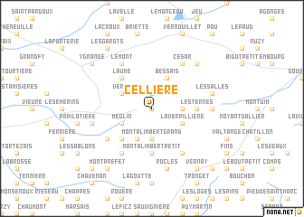 map of Cellière