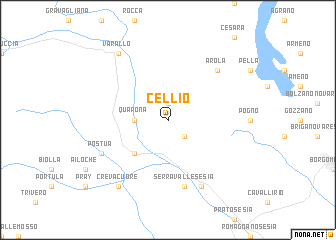 map of Cellio