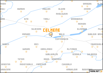 map of Celmene