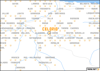 map of Celorio