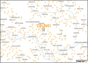 map of Celovci