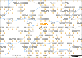 map of Céltigos