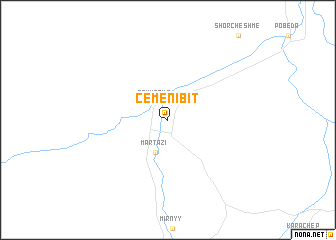 map of Çemenibit