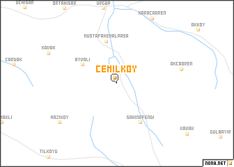 map of Cemilköy