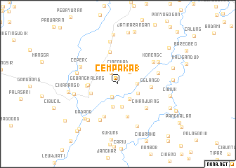 map of Cempaka 1