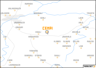 map of Cempi