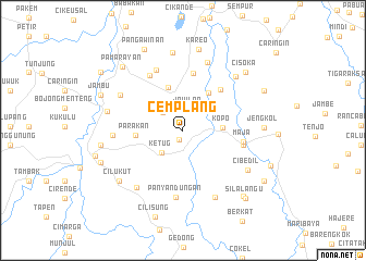 map of Cemplang