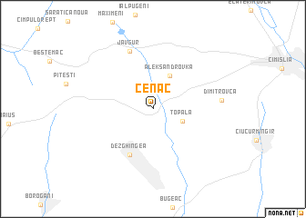 map of Cenac