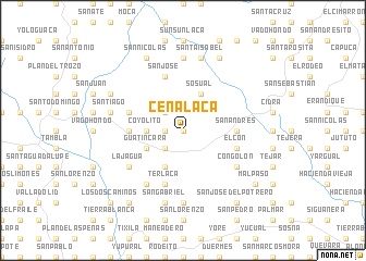 map of Cenalaca