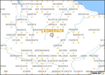 map of Cenarruza