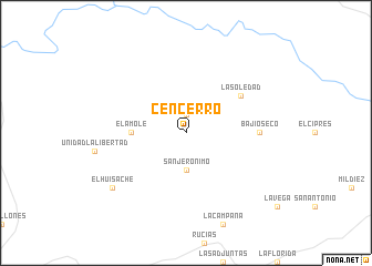map of Cencerro