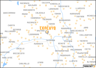 map of Cencuyo