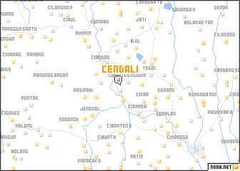 map of Cendali