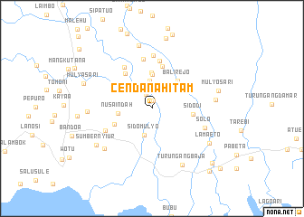 map of Cendanahitam