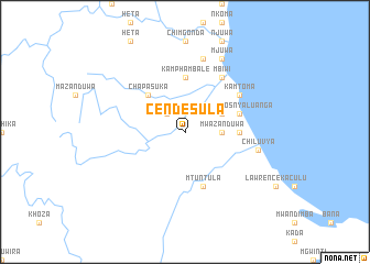 map of Cendesula