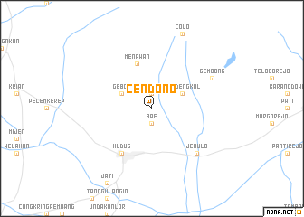 map of Cendono