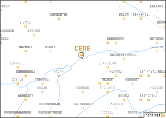 map of Çene
