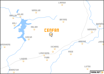 map of Cenfan