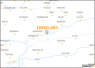 map of Çengelkayı