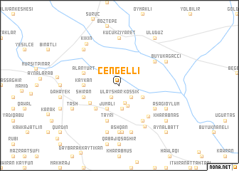 map of Çengelli