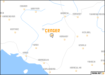 map of Çenger